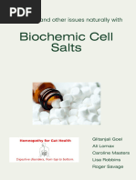 12 Cell Salts Overview and Uses | PDF