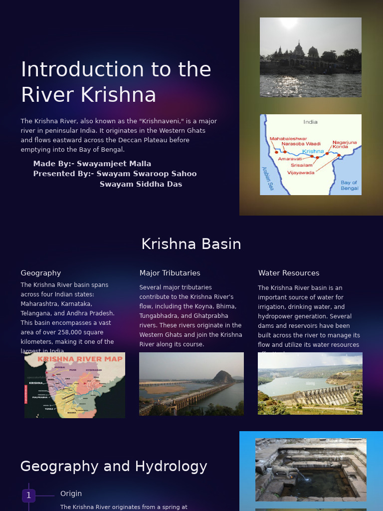 Overview of the Krishna River | PDF | Water Pollution | Agriculture