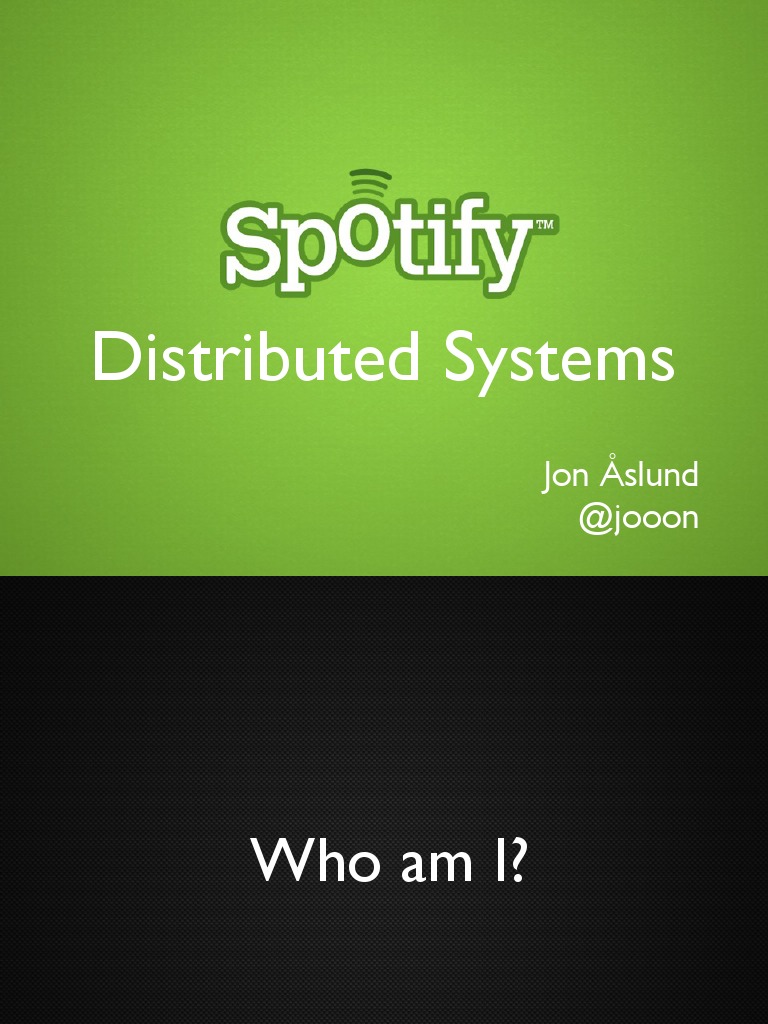 Spotify's Distributed System Insights | PDF