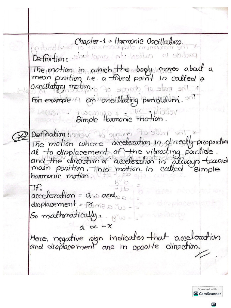 Physics Notes 1 | PDF