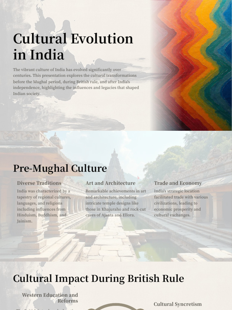 Cultural Evolution in India | PDF | Globalization
