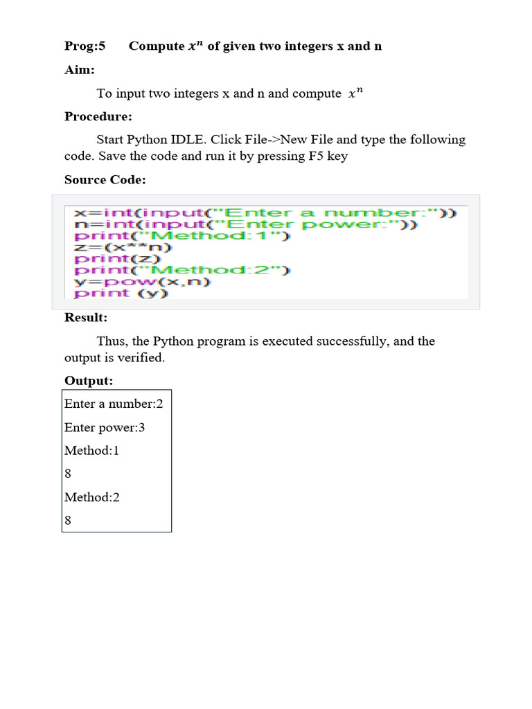 Class 11 Record Programs 5-9 | PDF | Computer Programming | Elementary ...