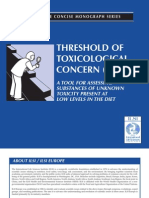 ILSI Threshold of Toxicological Concern