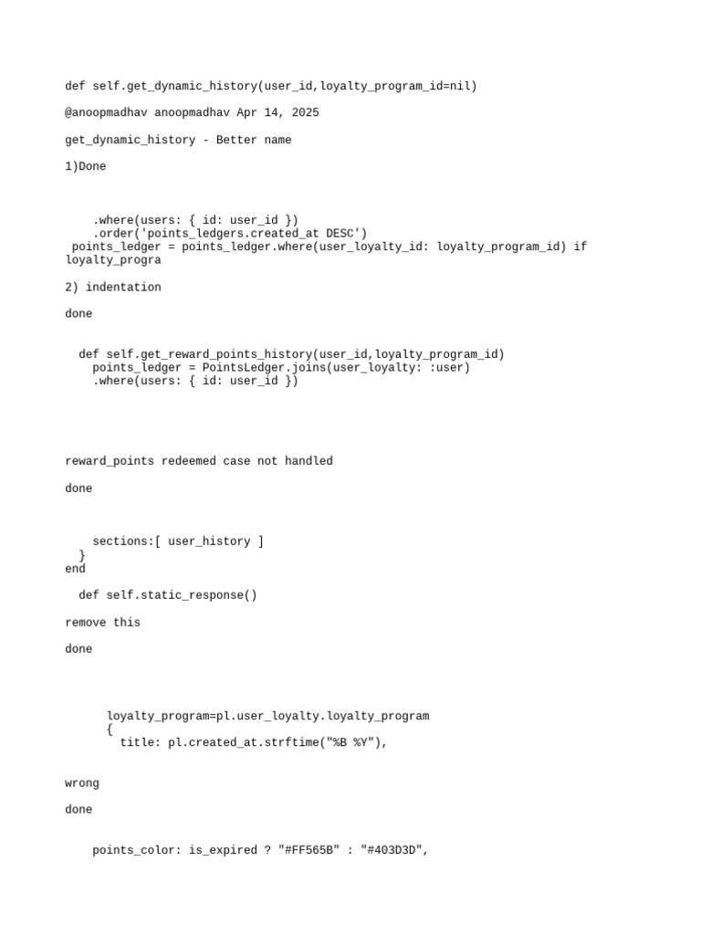 Def Self Get Dynamic History | PDF