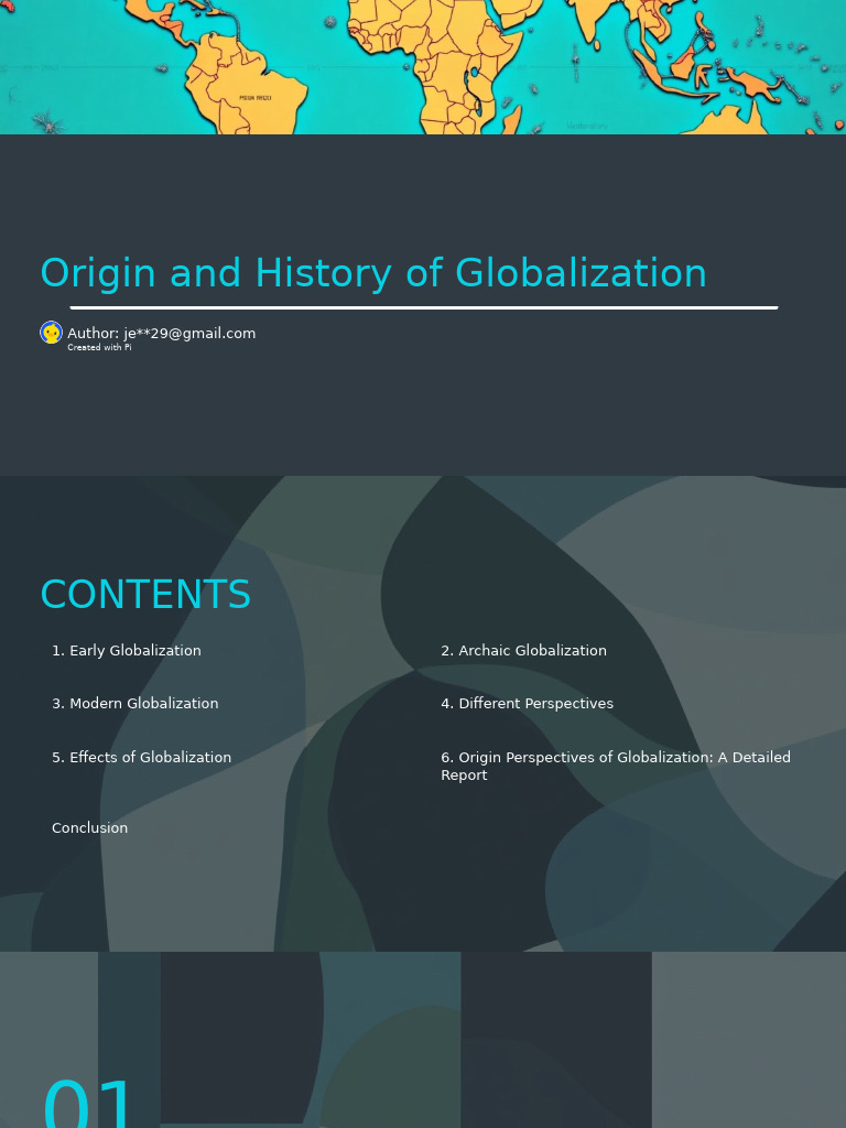 History and Perspectives of Globalization | PDF | Globalization | Trade