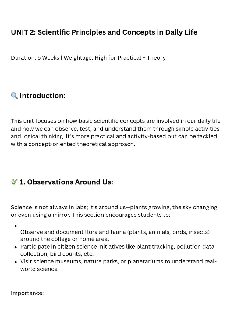 Science in Everyday Life: Practical Concepts | PDF | Science | Light