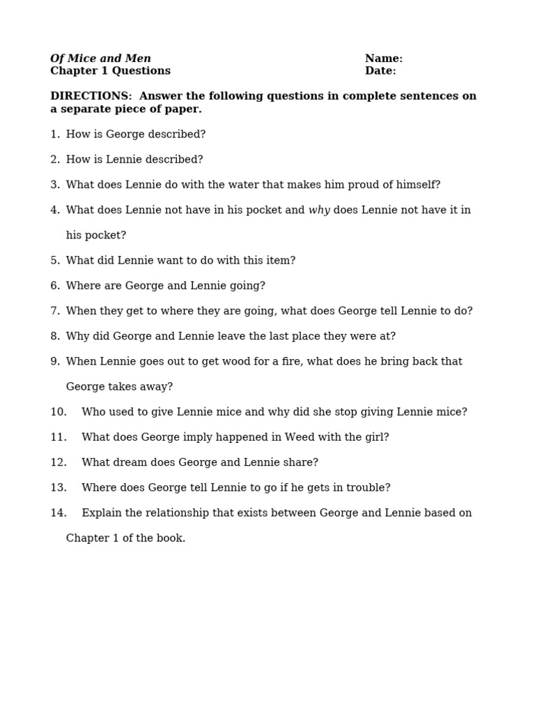 Chapter 1 Review Questions | PDF