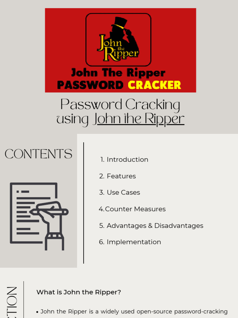 John the Ripper Password Cracking Guide | PDF | Password | Security