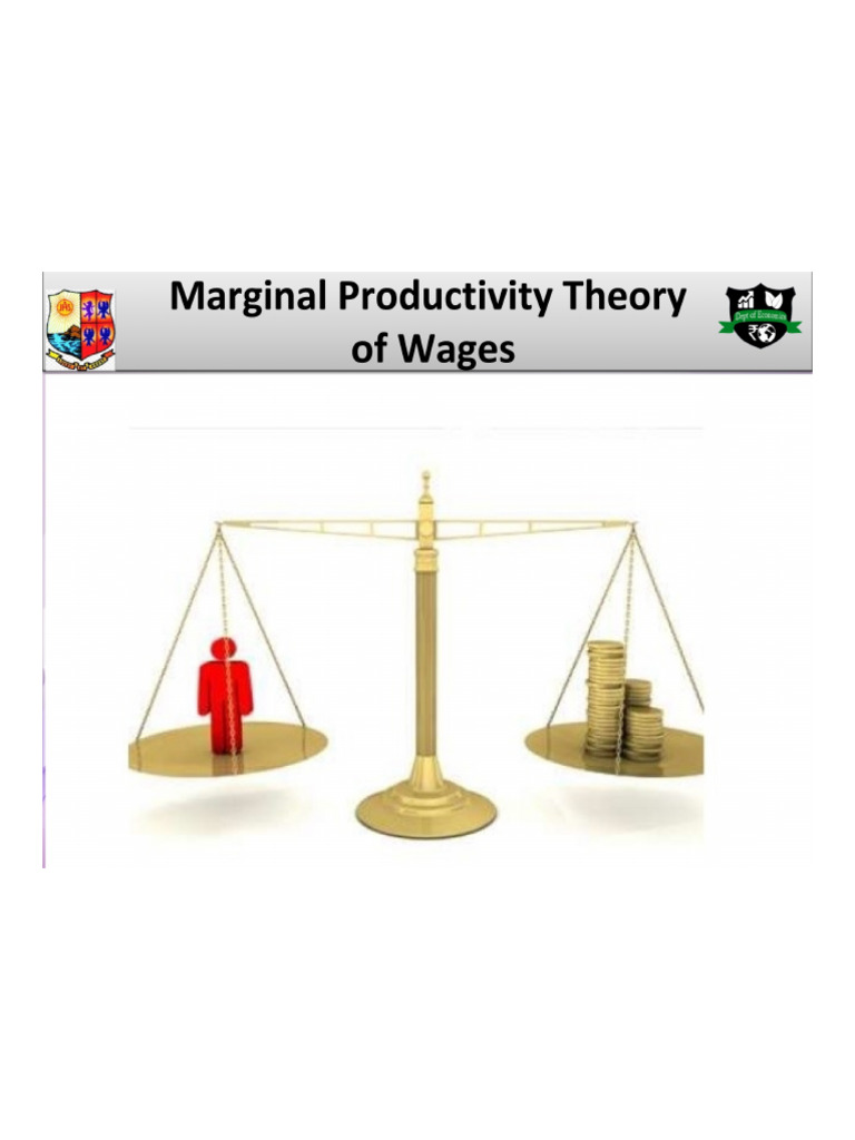 Marginal Productivity Theory of Wages | PDF