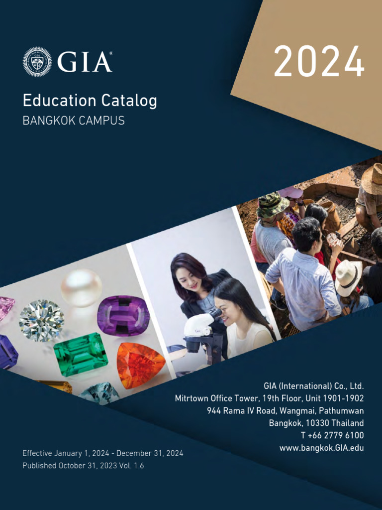 2024 GIA Education Catalog - Bangkok | PDF