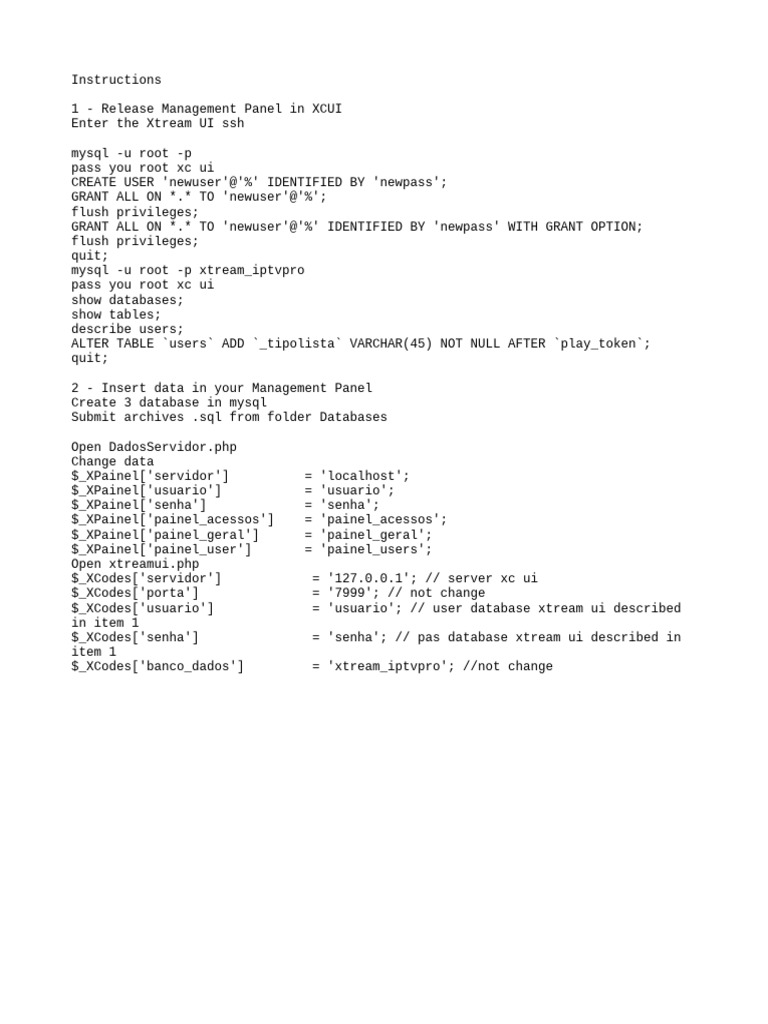 Instructions | PDF