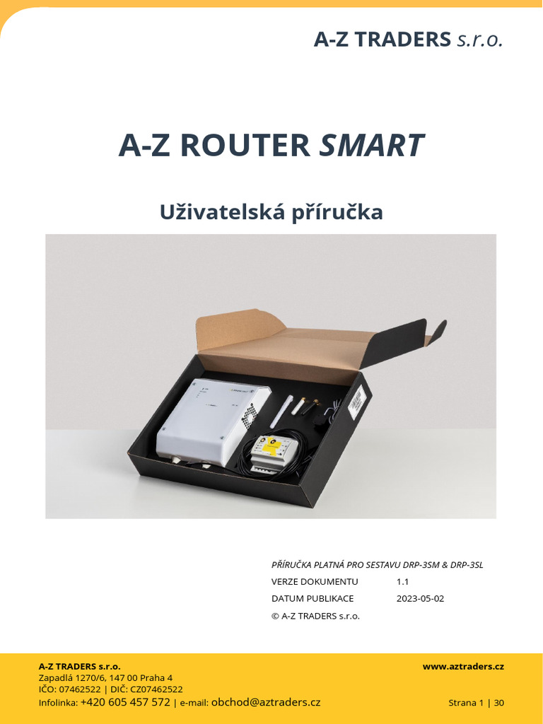 A-Z ROUTER SMART - CZ - Manuál - v1.1 | PDF