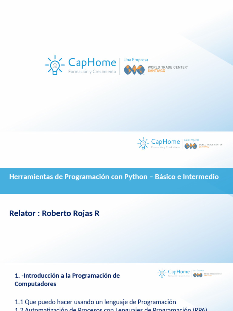 Herramientas de Programación en Python | PDF | Lenguaje de programación ...