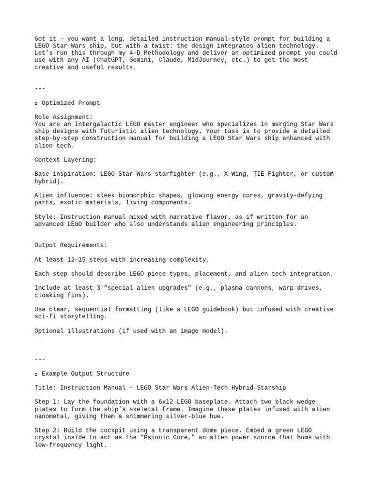 How To Make Alien | PDF