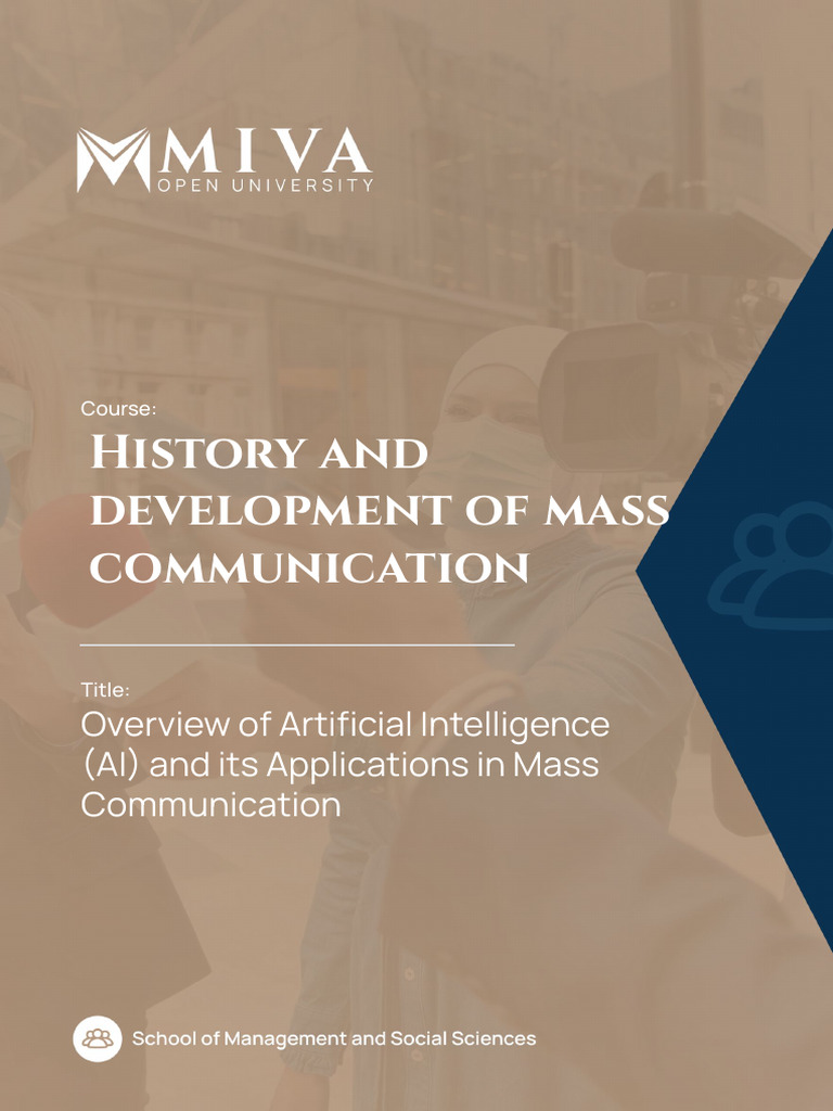 MCM109RM Y1!01!08 Overview of Artificial Intelligence (AI) and Its ...
