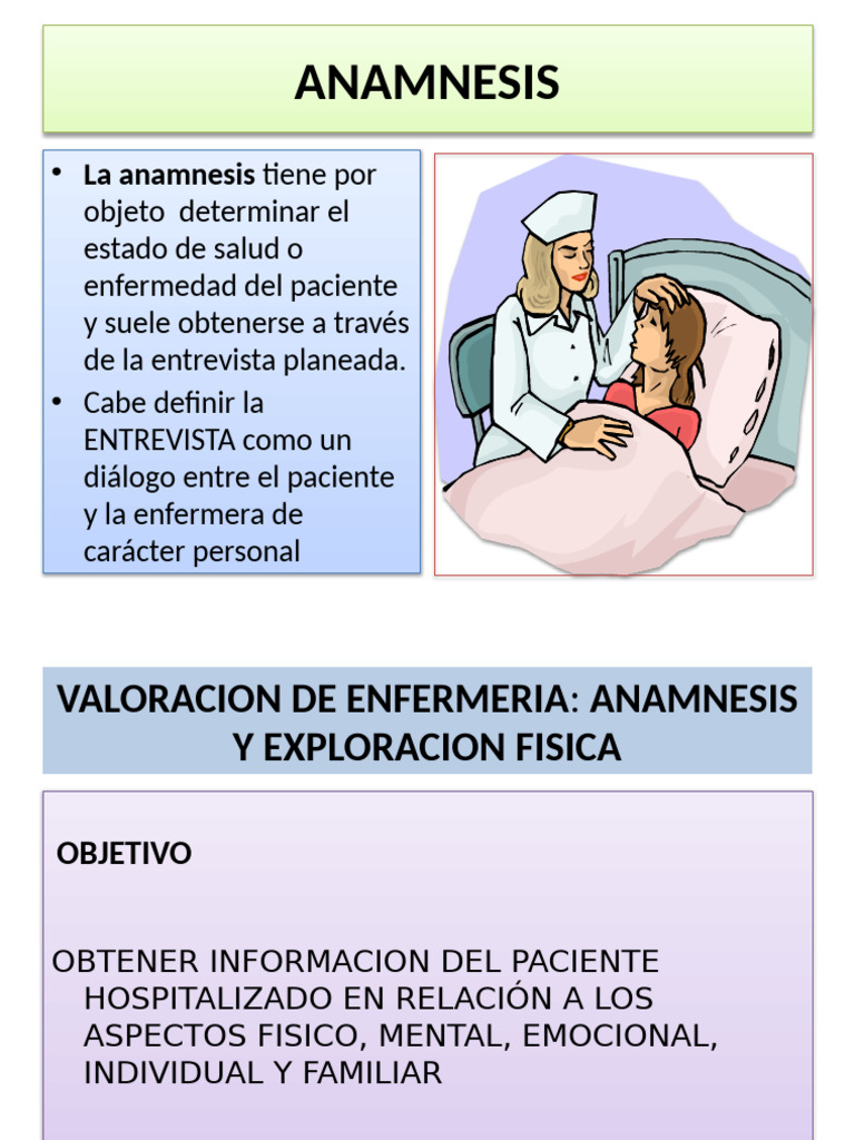 Anamnesis y Valoración de Enfermería | PDF | Intestino grueso | Examen ...