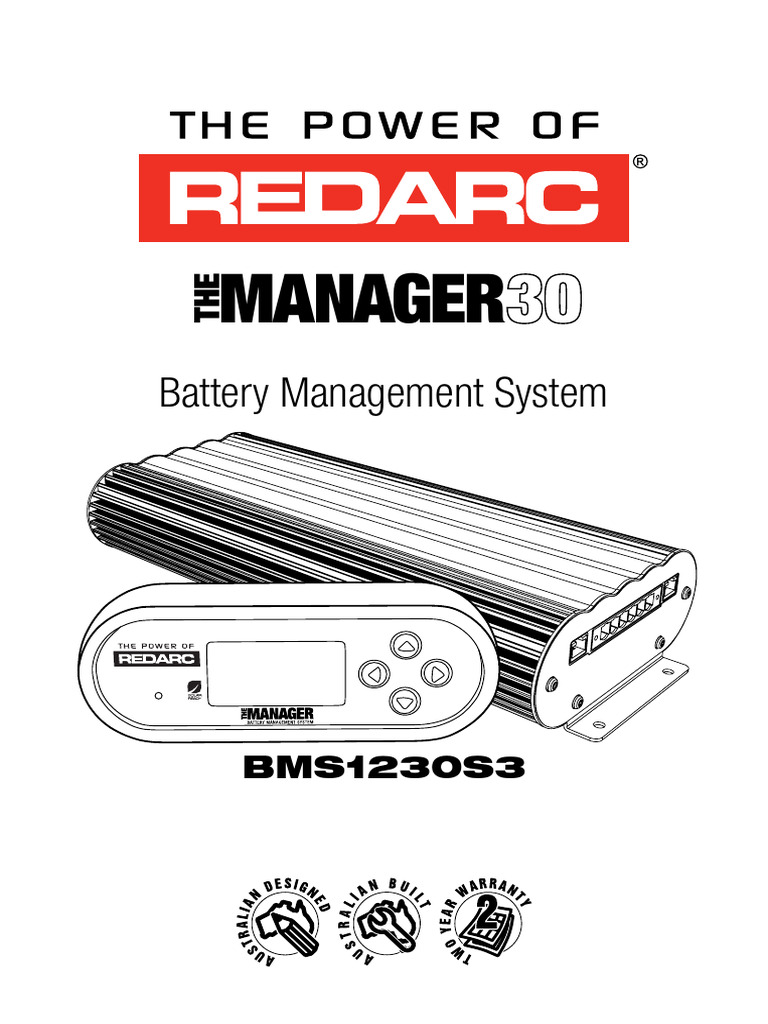 Manager30 Battery Management System Guide | PDF | Battery Charger ...