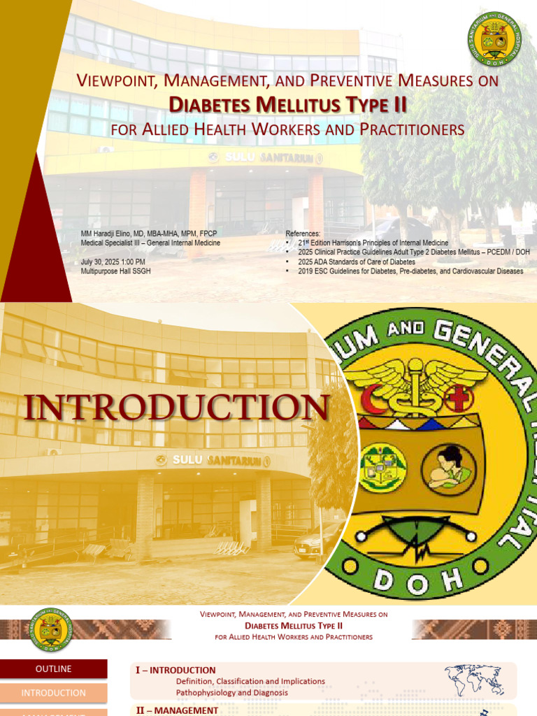 Diabetes Type II Management for Health Workers | PDF | Diabetes ...