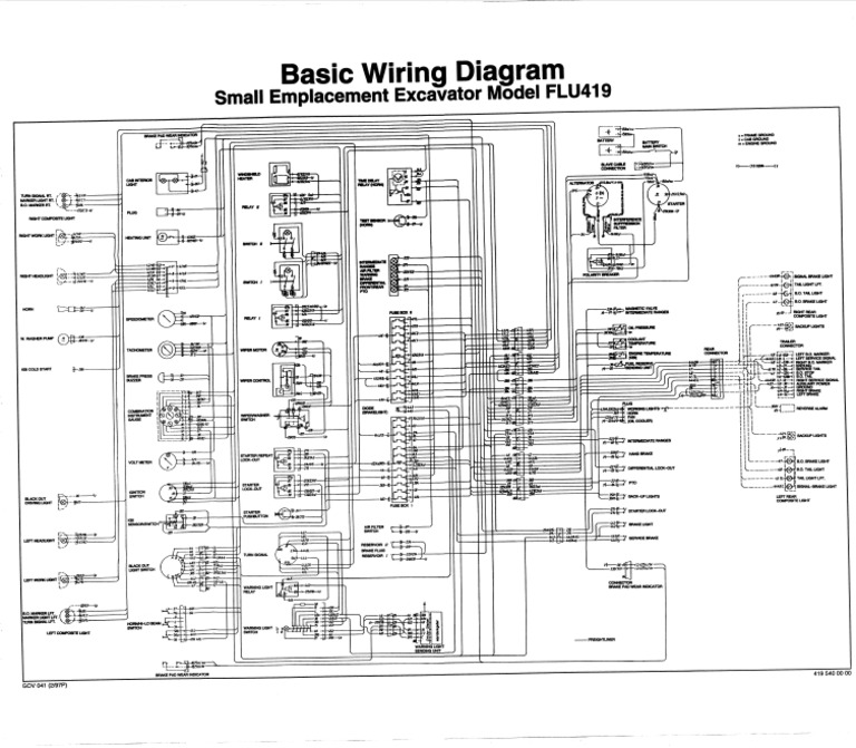 Unimog FLU 419 Wiring Diagram | PDF