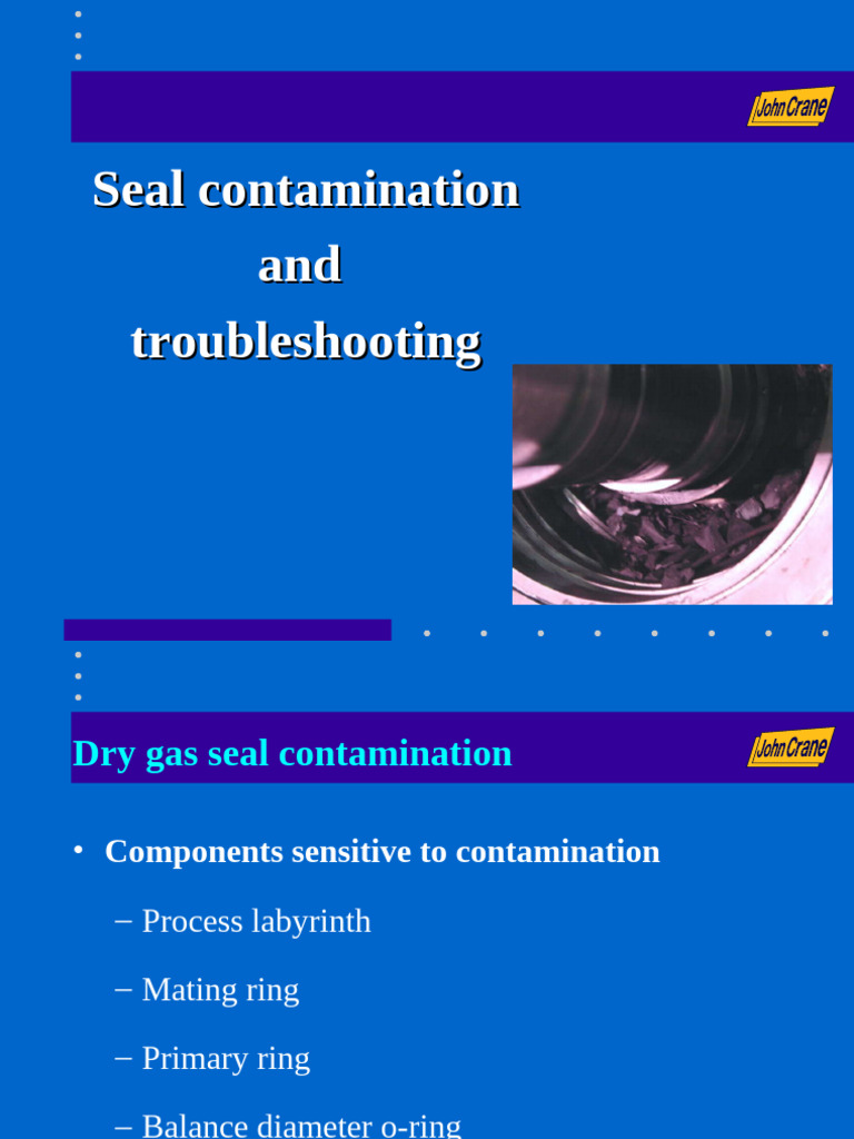 Troubleshooting Seal Contamination Issues | PDF