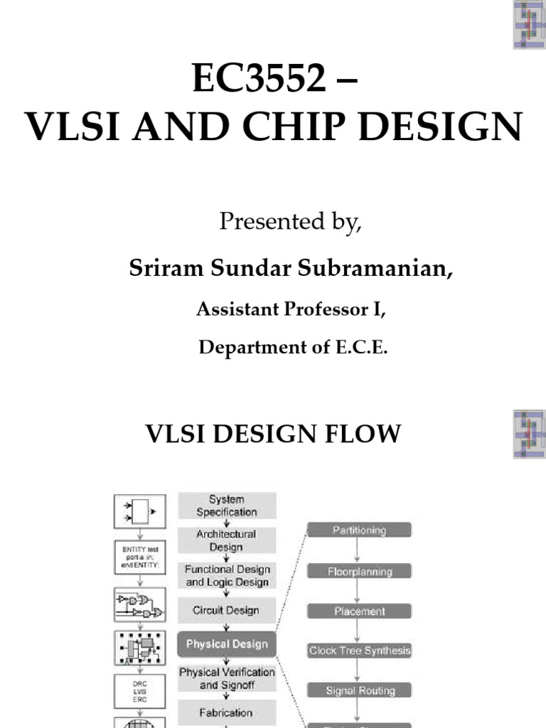 VLSI and Chip Design Overview | PDF | Mosfet | Field Effect Transistor