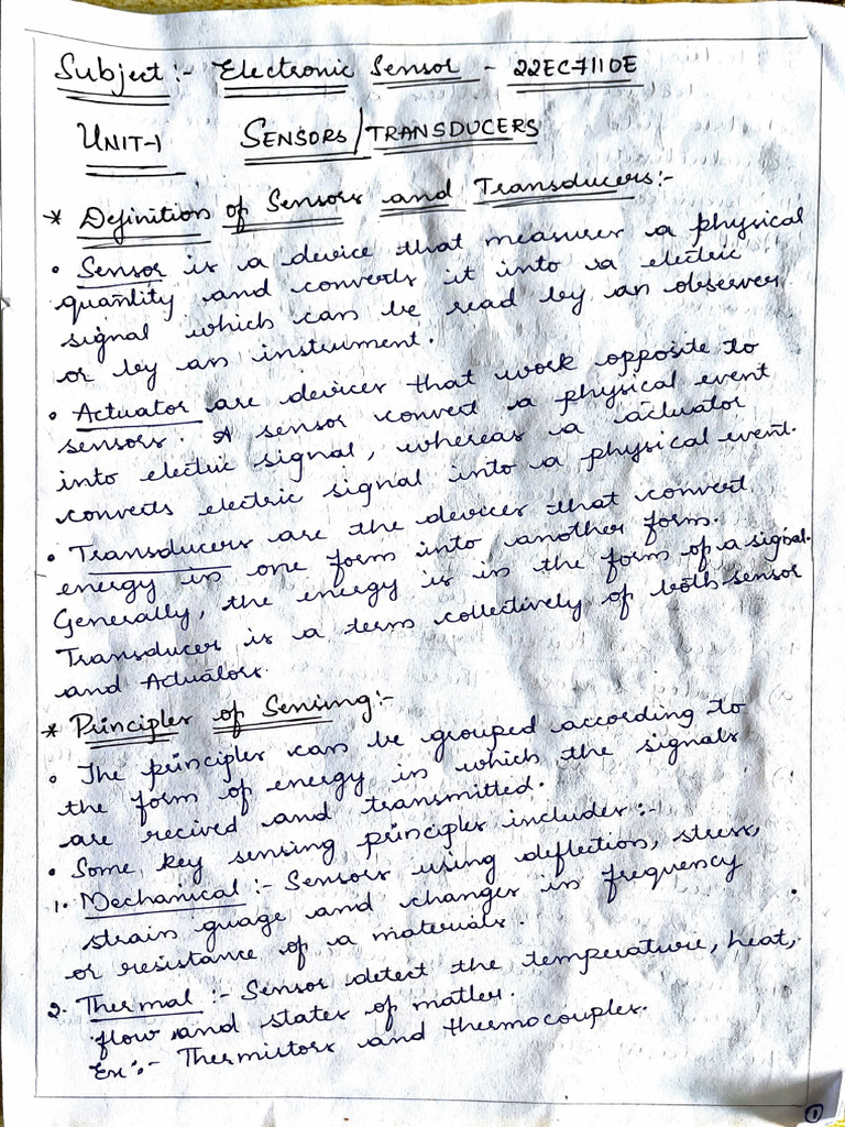 ES Unit - 1 | PDF