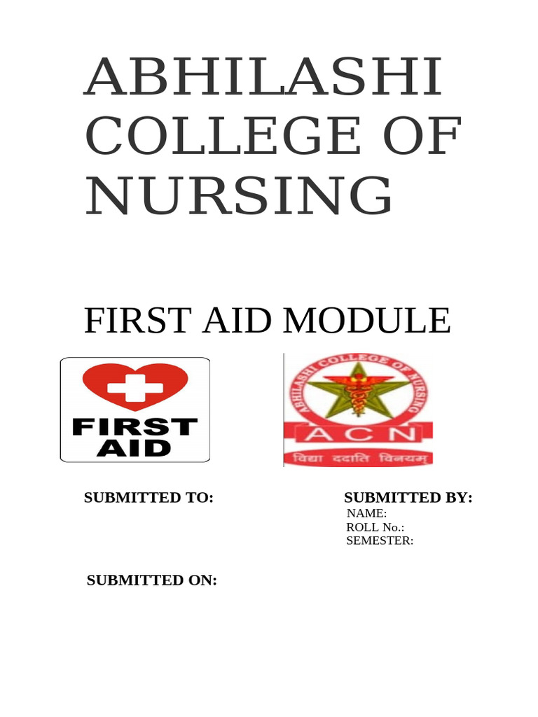 First Aid Management Guide | PDF | First Aid | Wound