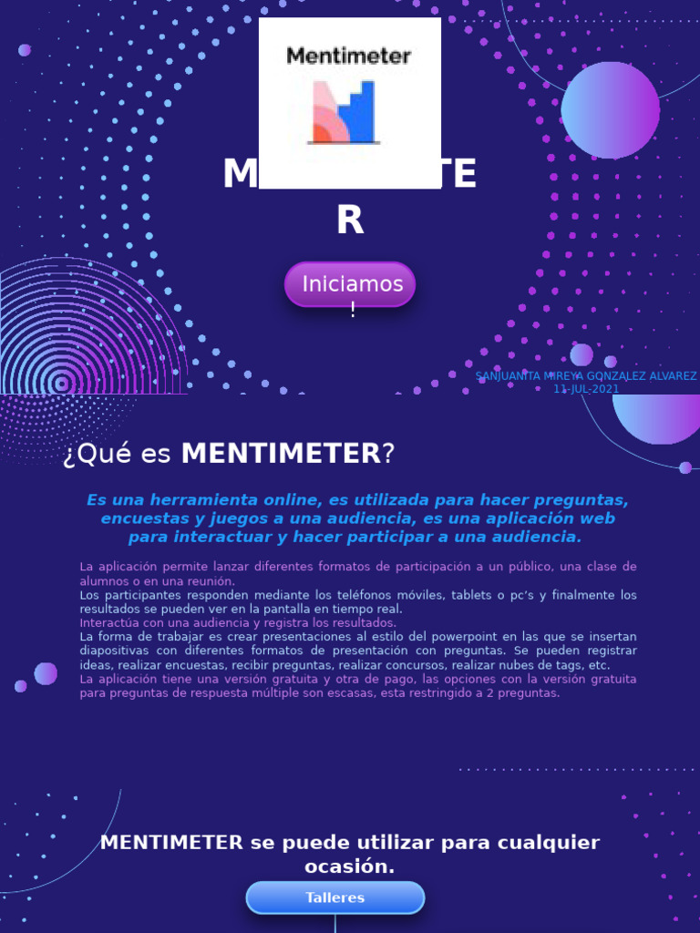 Introducción a Mentimeter | PDF | Software | Informática