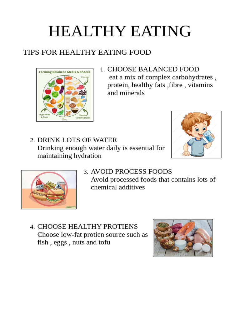 Eating Healthy | PDF