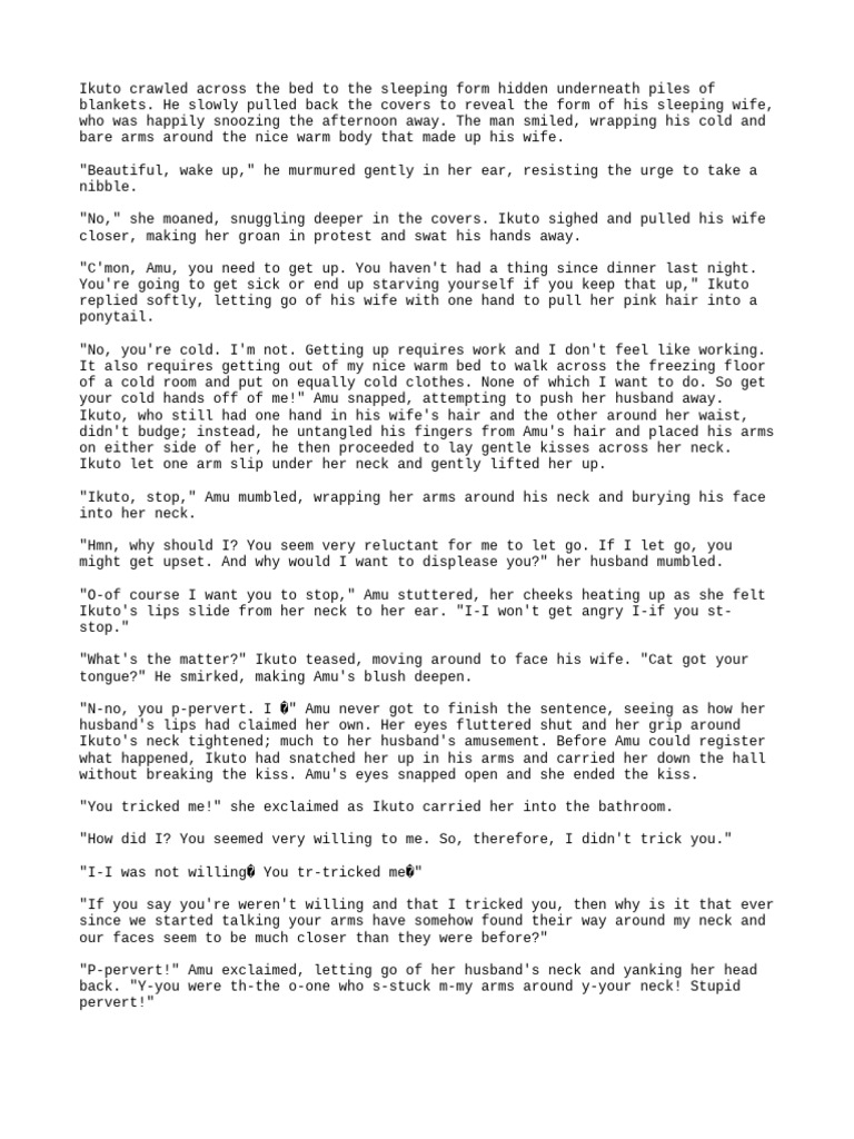 Amu and Ikuto's Cozy Married Morning | PDF