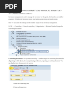 GRN T-Codes and Procedures in SAP | PDF