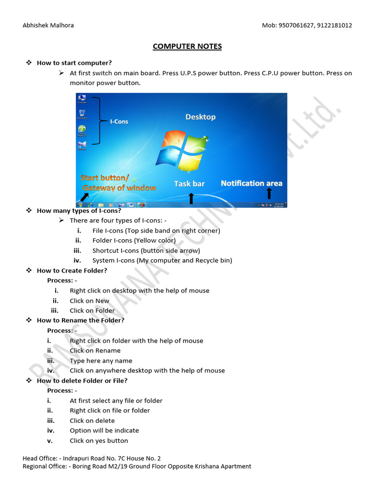 Computer Notes 2 | PDF | Microsoft Excel | Hyperlink