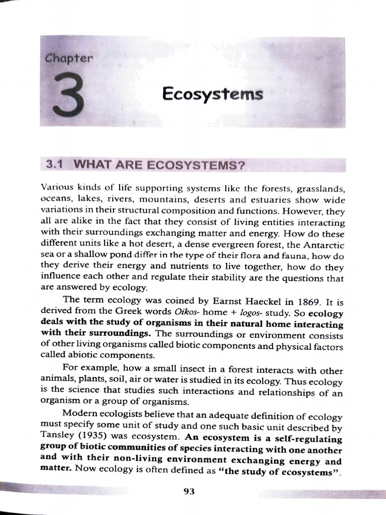 Ecosystem Unit 2 | PDF
