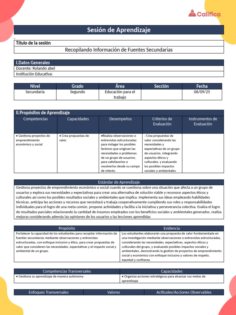 Recopilando Informac | PDF | Aprendizaje | Evaluación