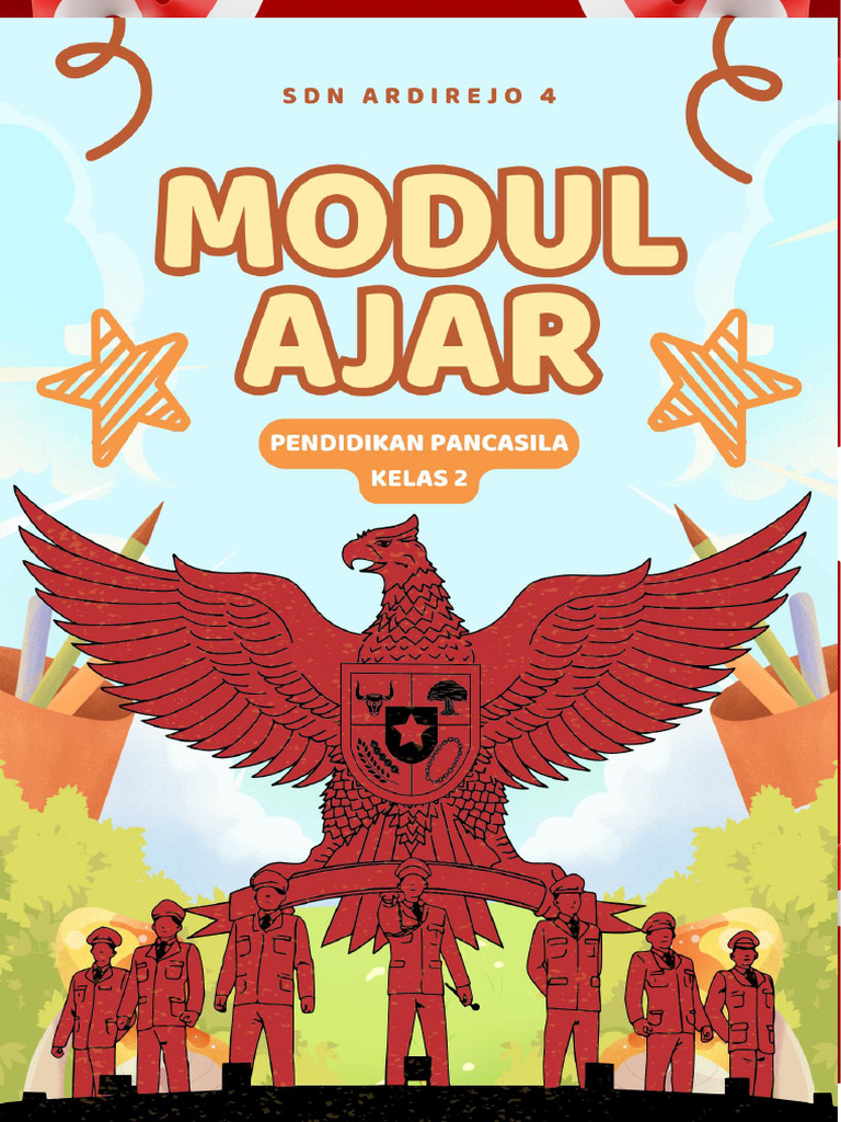Modul Ajar Pendidikan Pancasila Kelas 2 Simbol Pancasila | PDF