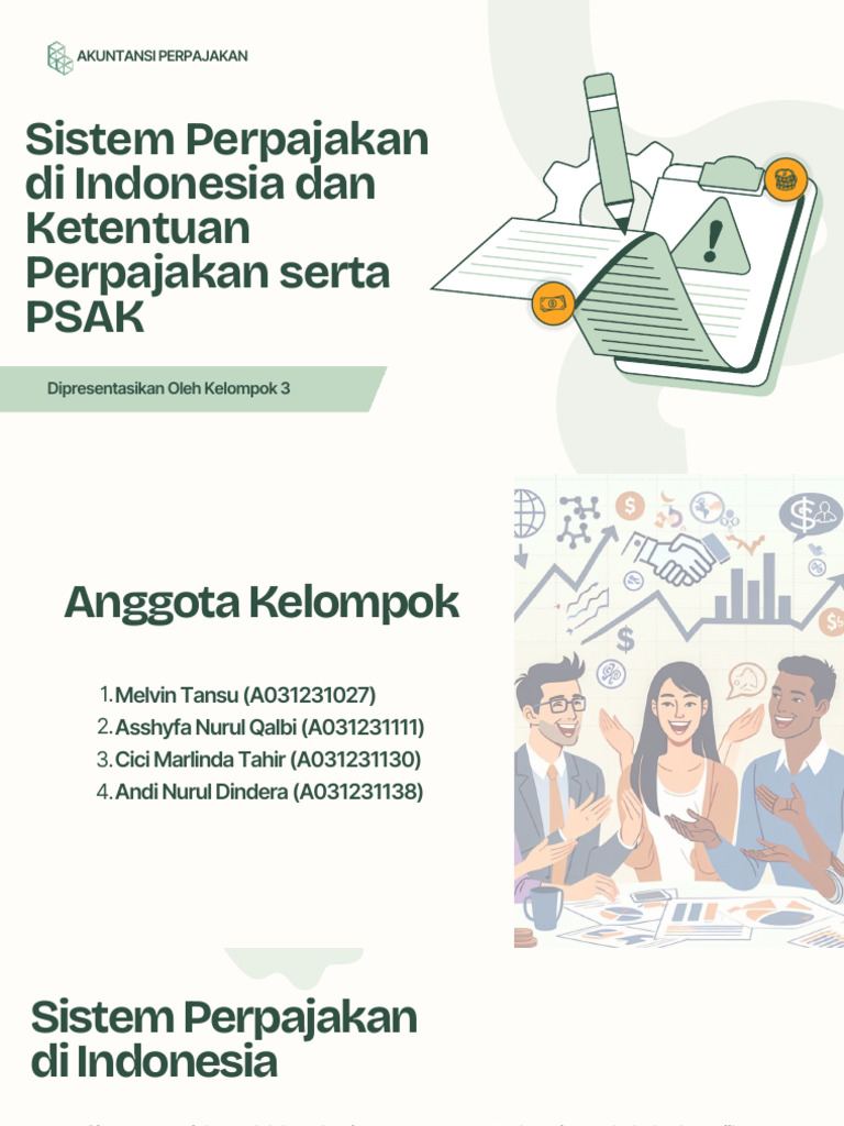 Sistem Perpajakan dan PSAK di Indonesia | PDF