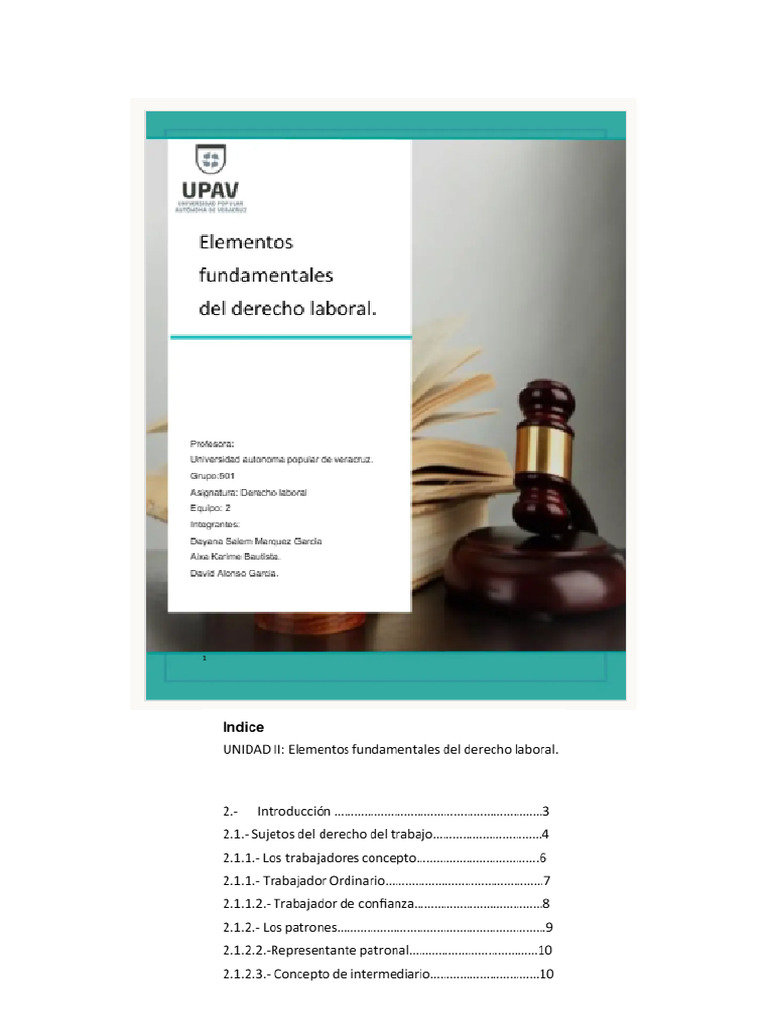 Sujetos del Derecho Laboral en México | PDF | Derecho laboral | Salario