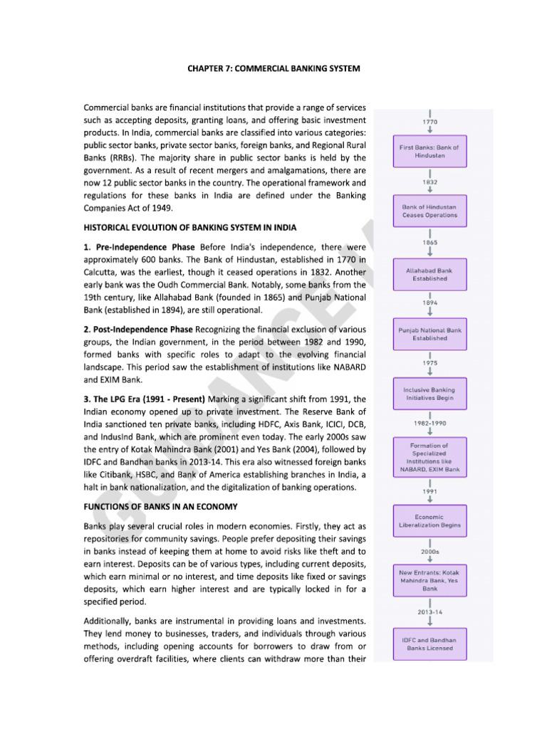 Commercial Banking System | PDF