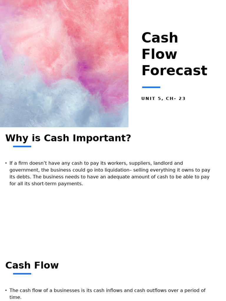 Cash Flow Forecasting Essentials | PDF | Finance & Money Management ...