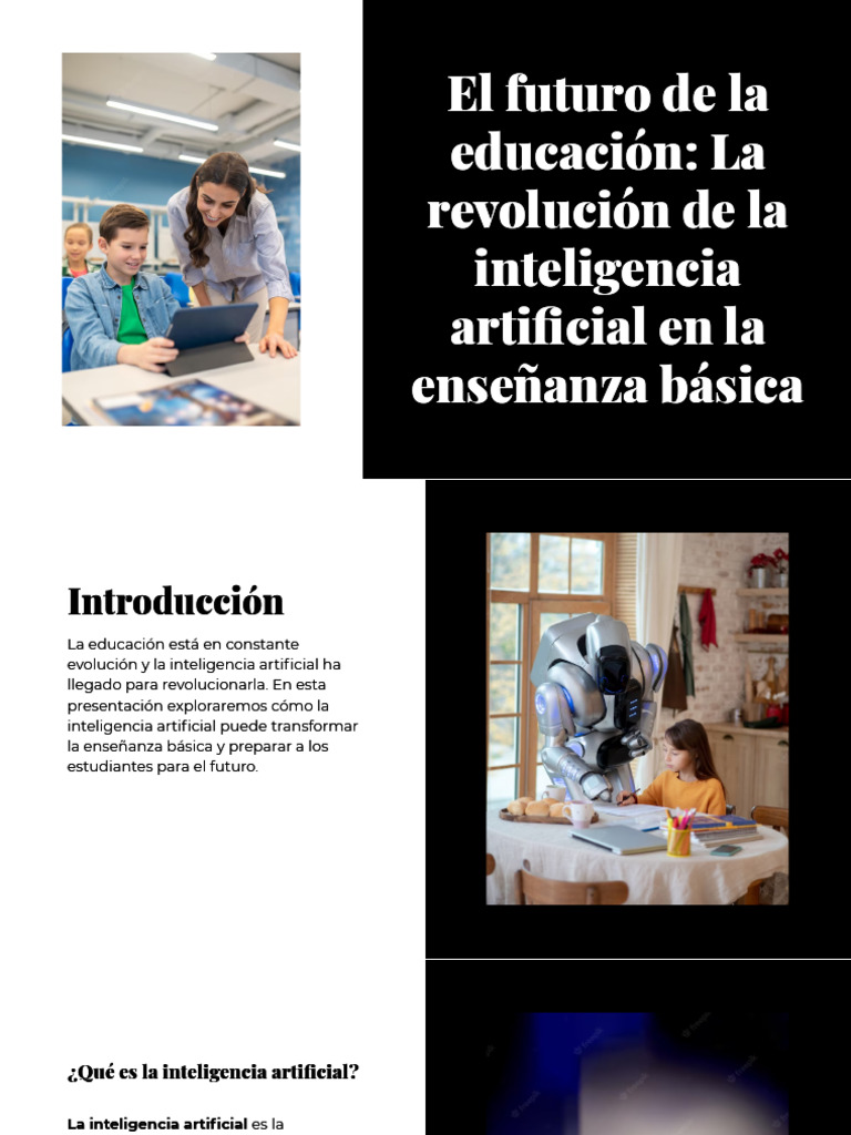 IA en la educación básica: futuro y retos | PDF | Inteligencia ...