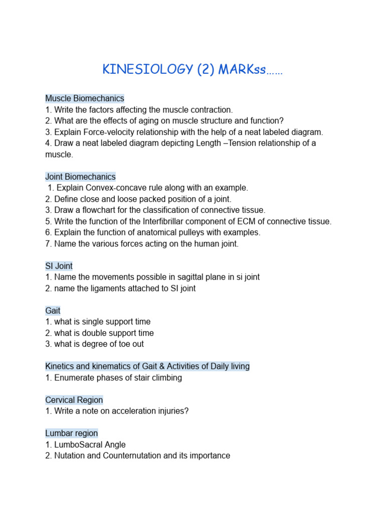 Kinesiology 2m | PDF | Anatomical Terms Of Motion | Elbow