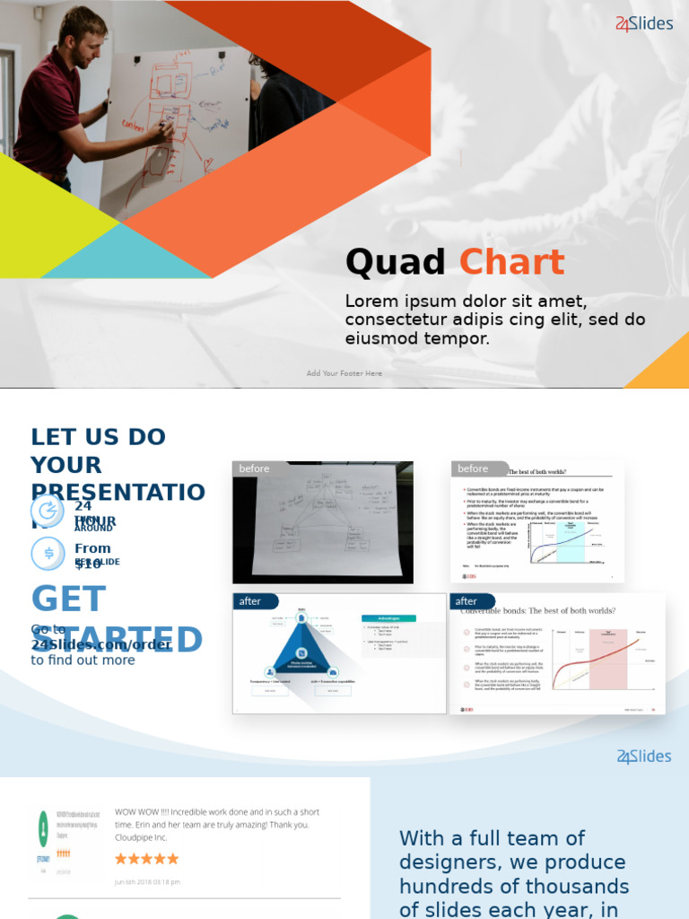 Quad Chart Presentation Services | PDF