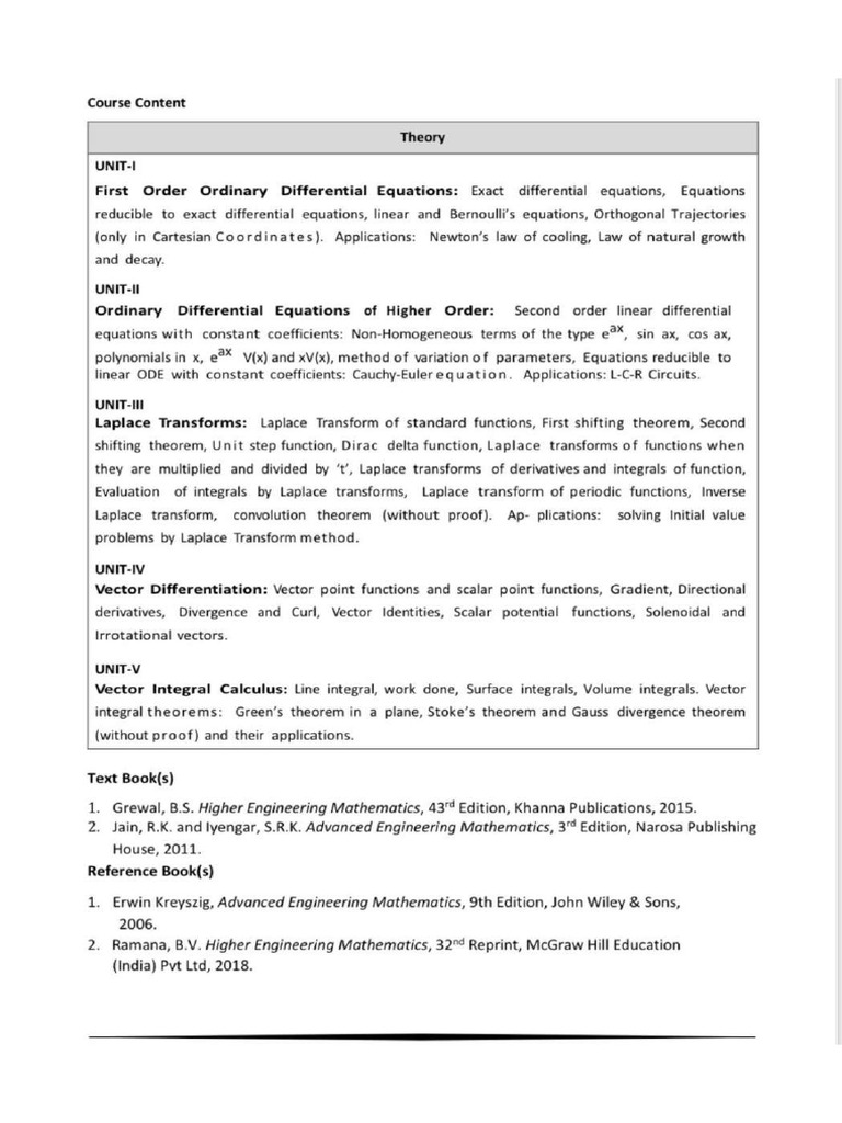 odevc syllabus | PDF