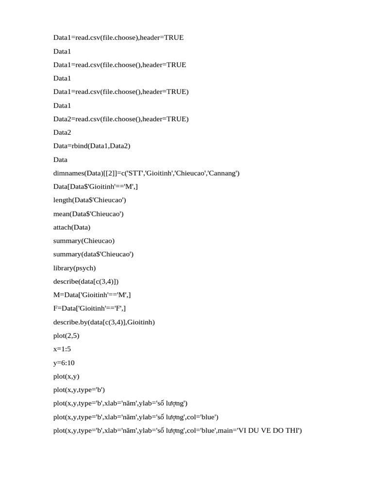 R Data Analysis and Visualization Guide | PDF | Skewness | Descriptive ...