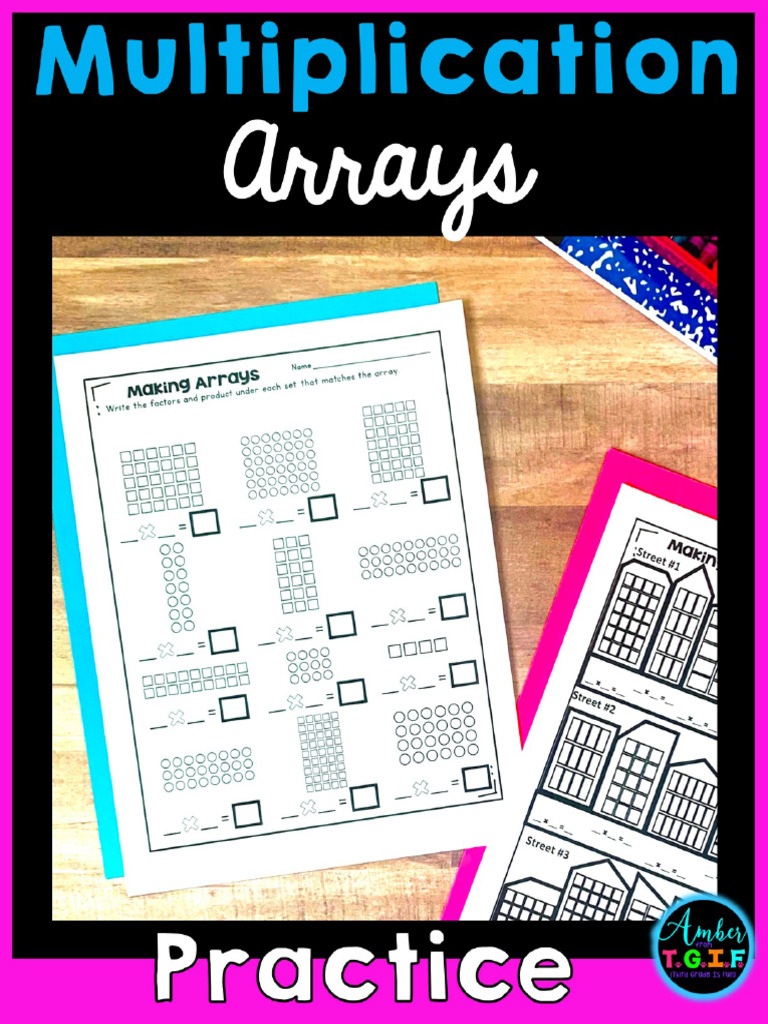 MakingArraysWorksheets2nd3rdGradeMultiplicationStrategiesPractice 1 | PDF