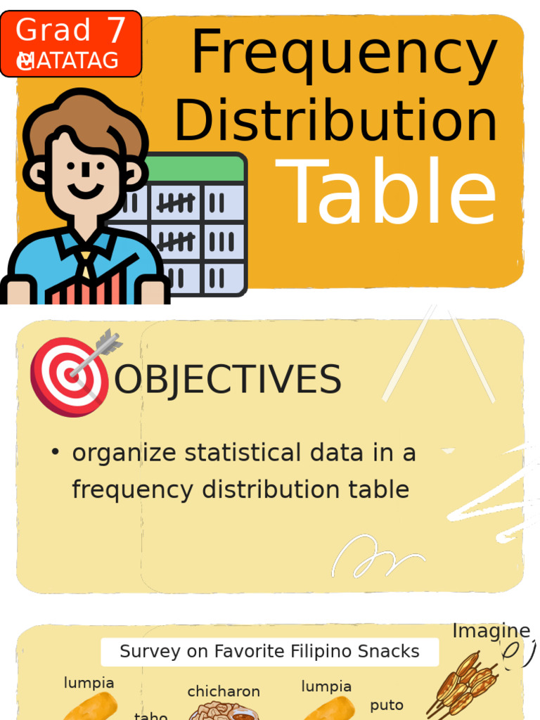 Frequency Distribution of Filipino Snacks | PDF