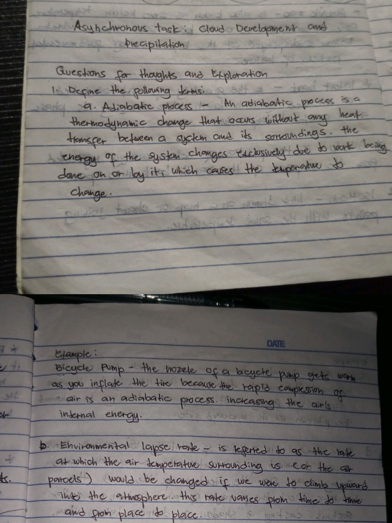 Asynchronous Task Cloud Development and Precipitation | PDF