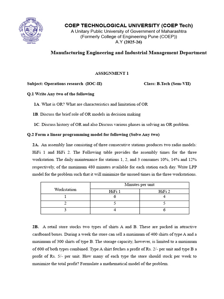 Assignment 1 MSE | PDF | Applied Mathematics