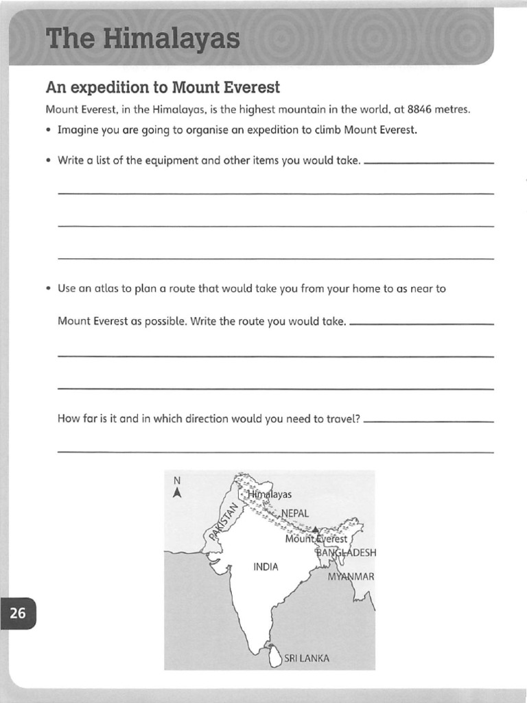 Geography Workbook 6 - 1 | PDF