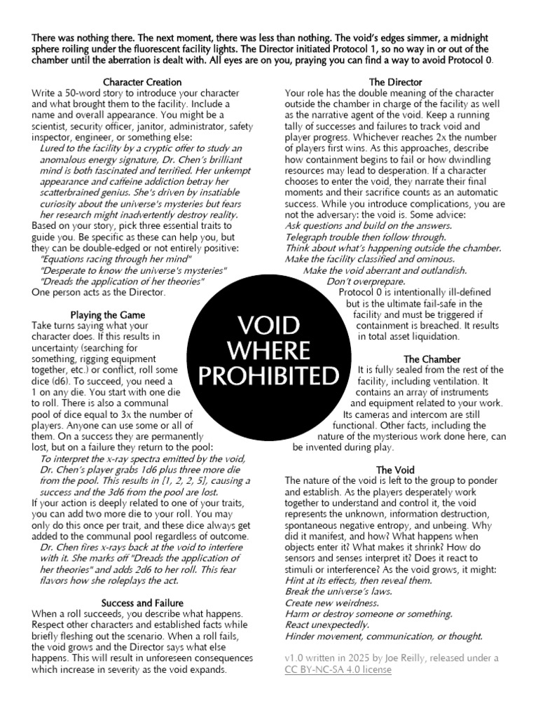 Understanding the Void's Protocols | PDF